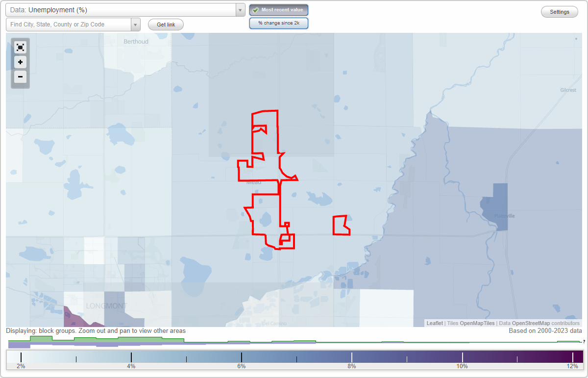 Work and Jobs in Mead, Colorado (CO) Detailed Stats Occupations