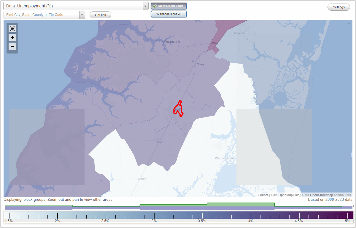 Work and Jobs in Melfa, Virginia (VA) Detailed Stats Occupations