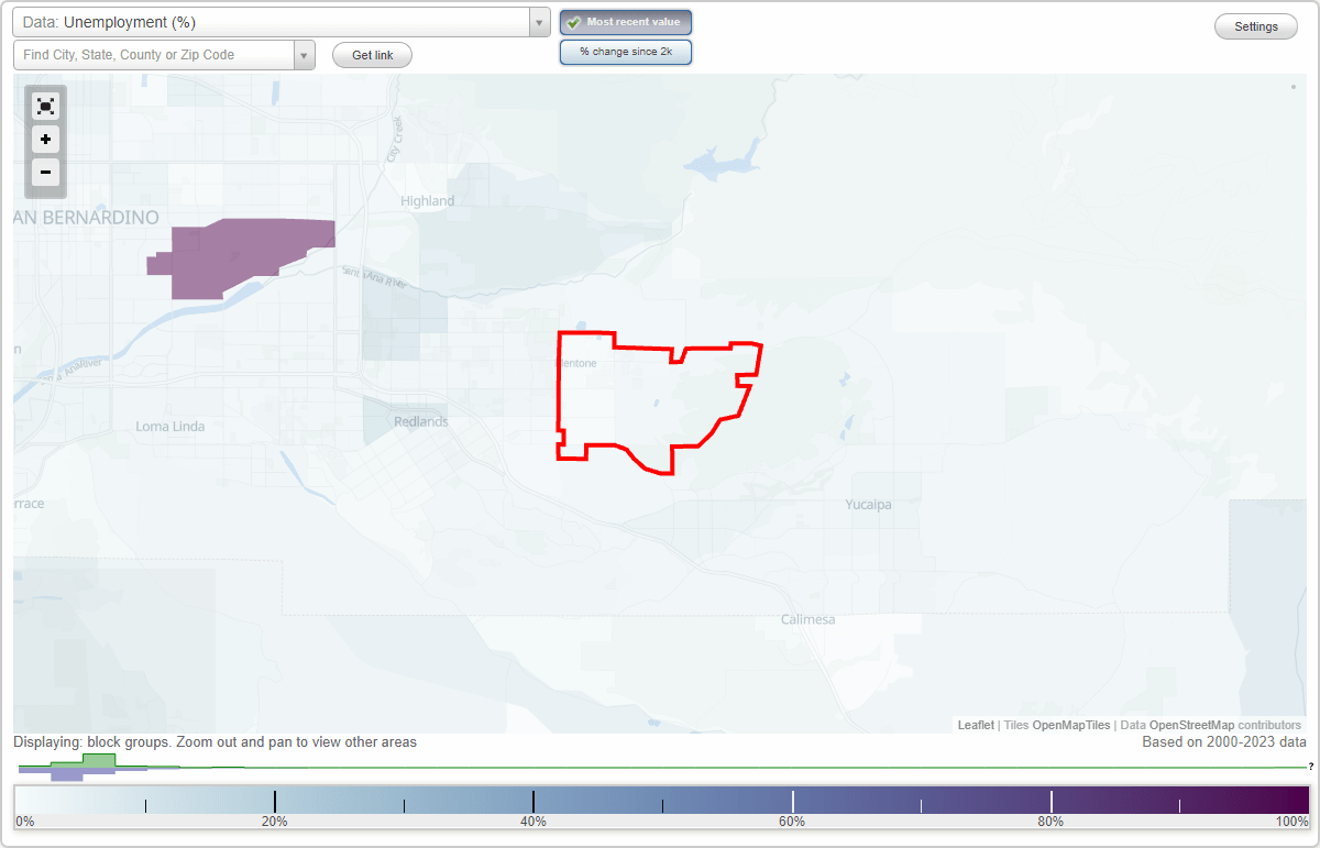 Work and Jobs in Mentone, California (CA) Detailed Stats Occupations