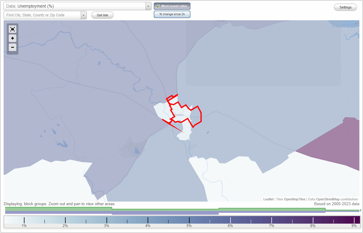 Work and Jobs in Meridian, Texas (TX) Detailed Stats Occupations