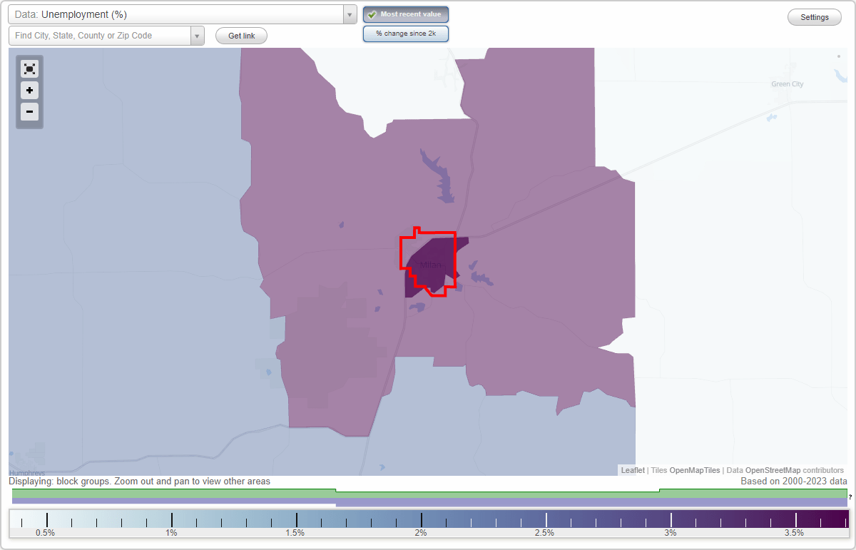Work and Jobs in Milan, Missouri (MO) Detailed Stats Occupations