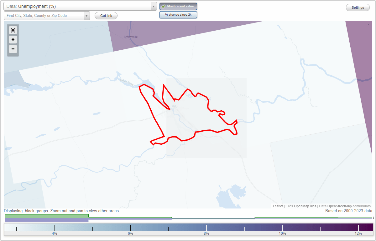 Work and Jobs in Milo, Maine (ME) Detailed Stats Occupations