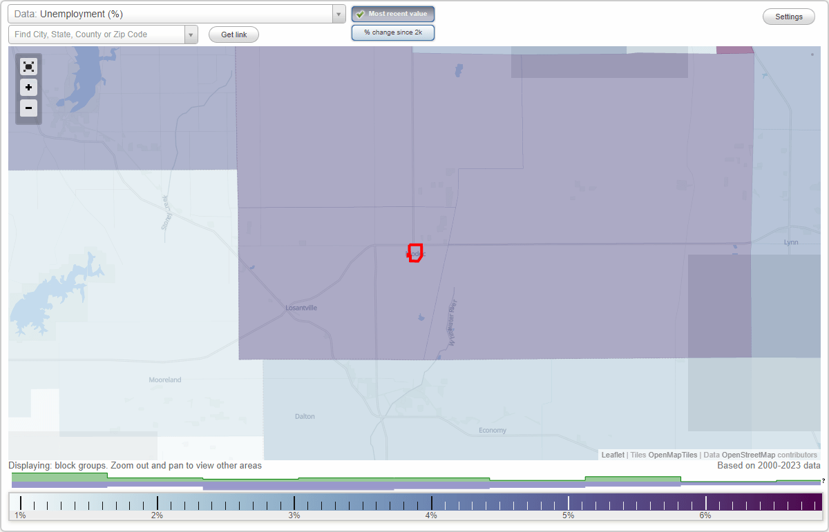 Work and Jobs in Modoc, Indiana (IN) Detailed Stats Occupations, Industries, Unemployment