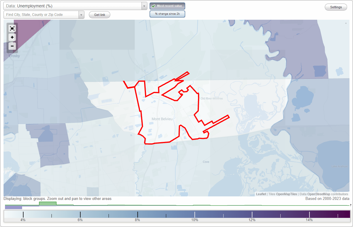 Work and Jobs in Mont Belvieu, Texas (TX) Detailed Stats Occupations