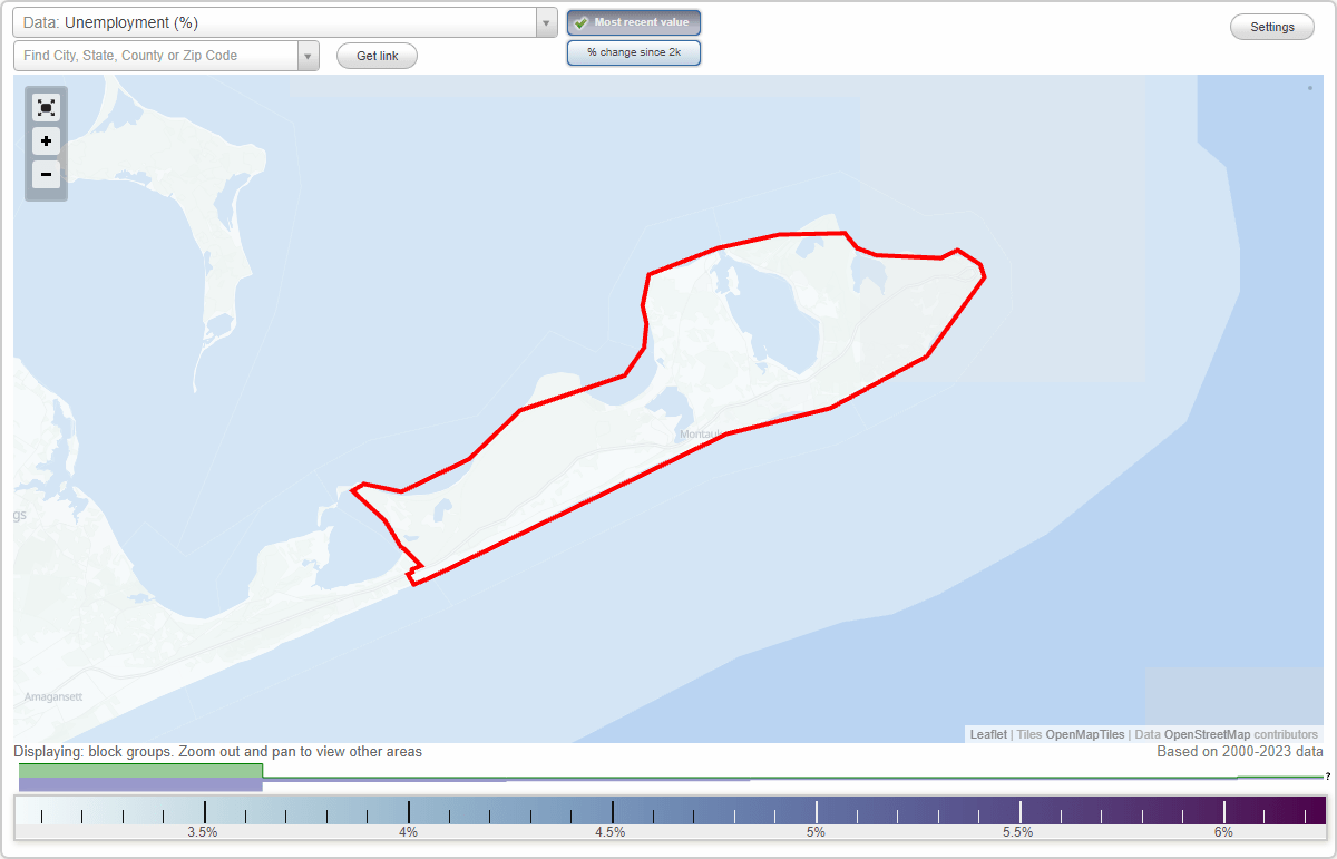 Work and Jobs in Montauk, New York (NY) Detailed Stats Occupations