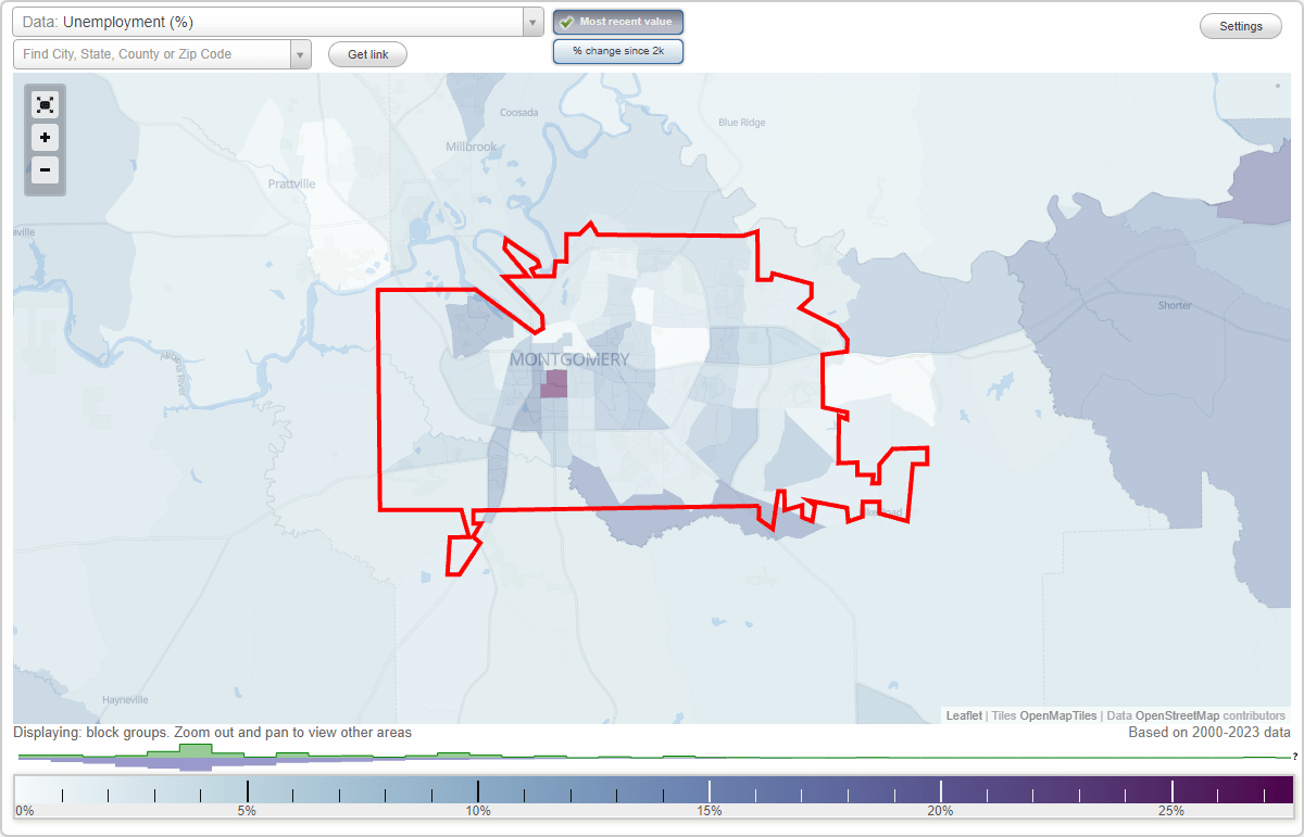 Work and Jobs in Montgomery, Alabama (AL) Detailed Stats Occupations, Industries, Unemployment