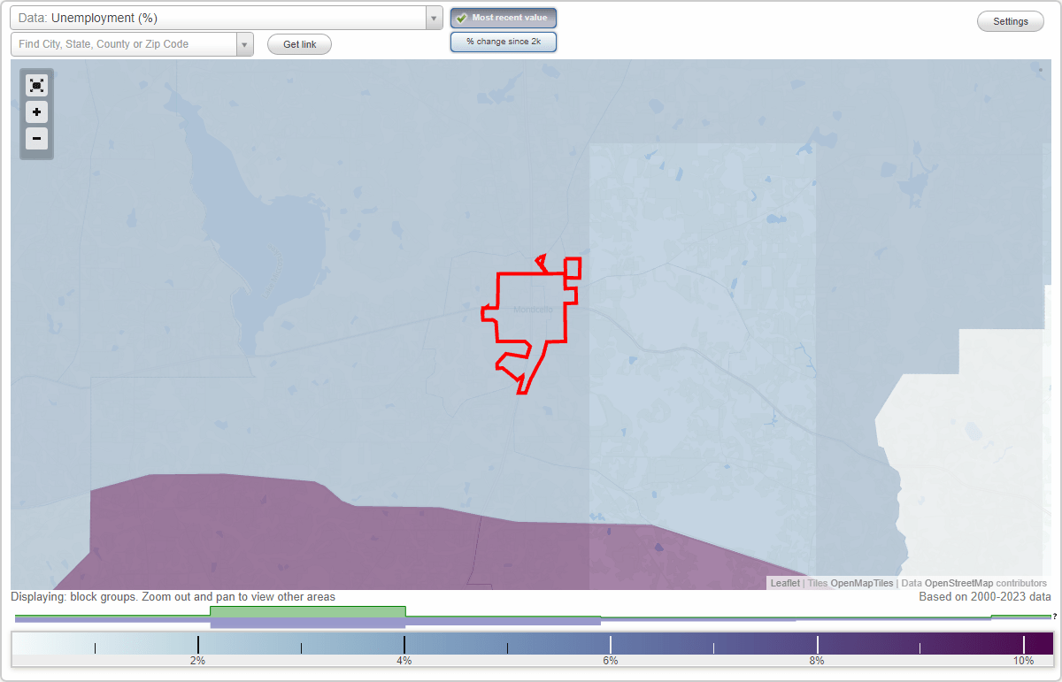 Work and Jobs in Monticello, Florida (FL) Detailed Stats Occupations