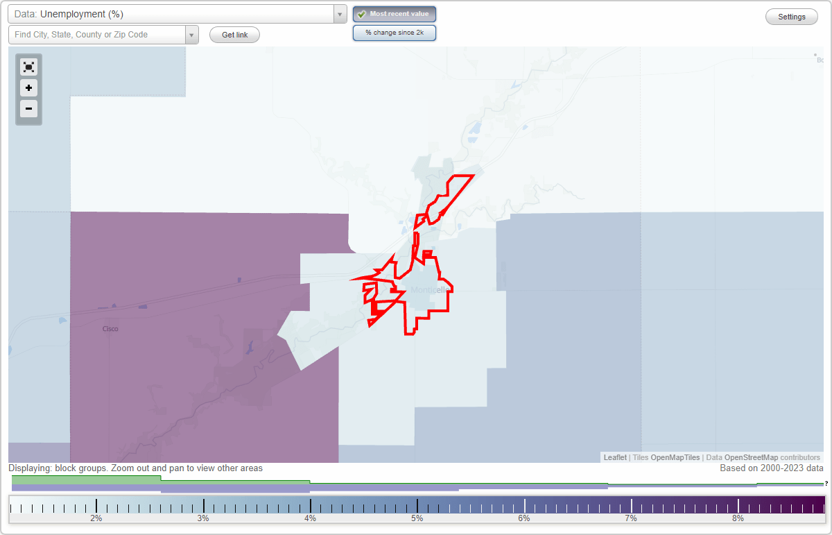 Work and Jobs in Monticello, Illinois (IL) Detailed Stats Occupations