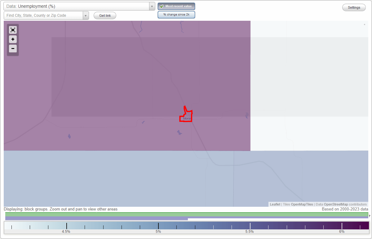 Work and Jobs in Moran, Texas (TX) Detailed Stats Occupations, Industries, Unemployment