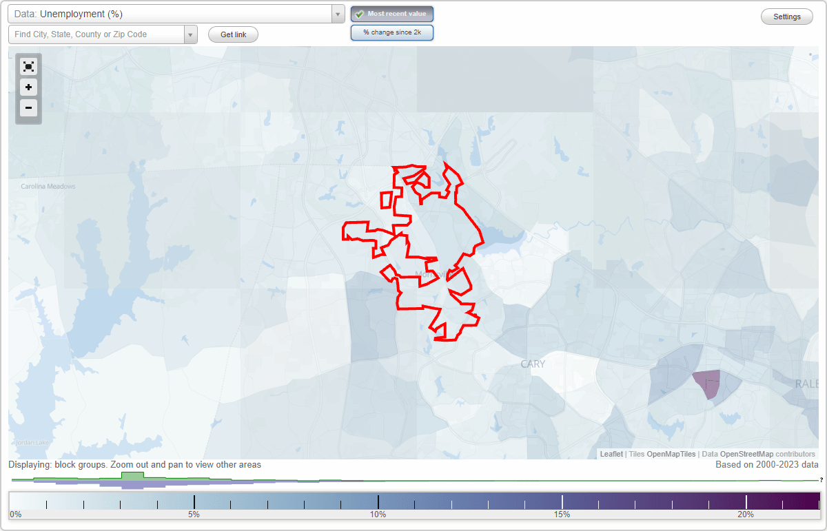 Work and Jobs in Morrisville, North Carolina (NC) Detailed Stats Occupations, Industries