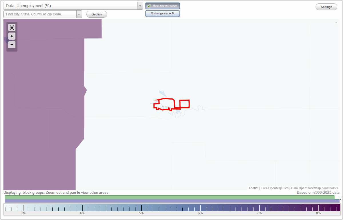 Work and Jobs in Mott, North Dakota (ND) Detailed Stats Occupations