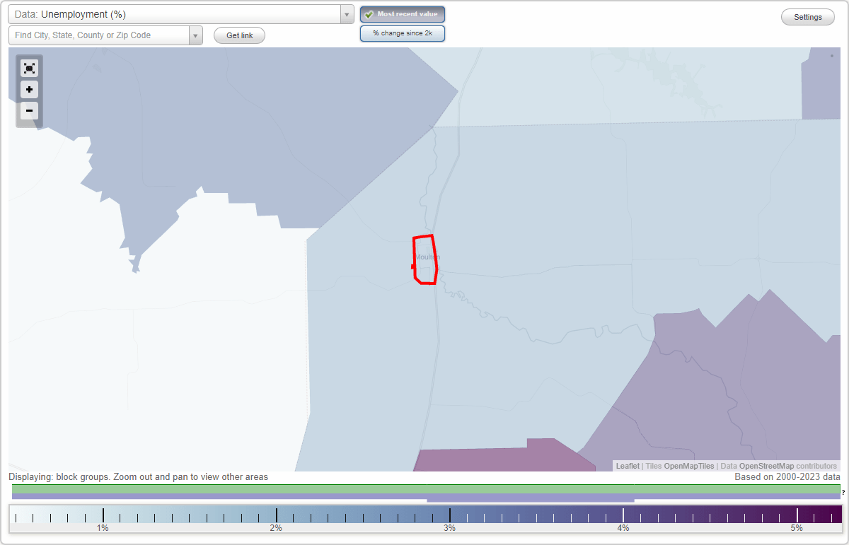 Work and Jobs in Moulton, Texas (TX) Detailed Stats Occupations, Industries, Unemployment