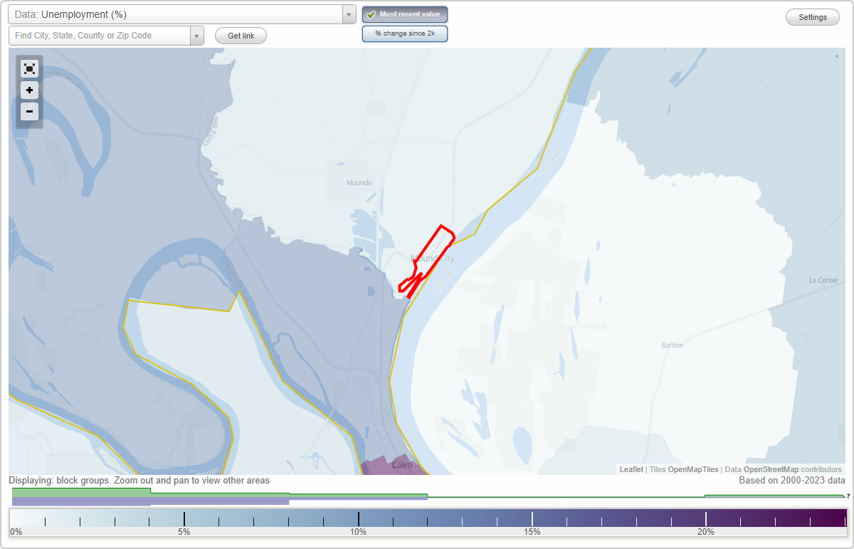 Work and Jobs in Mound City, Illinois (IL) Detailed Stats Occupations