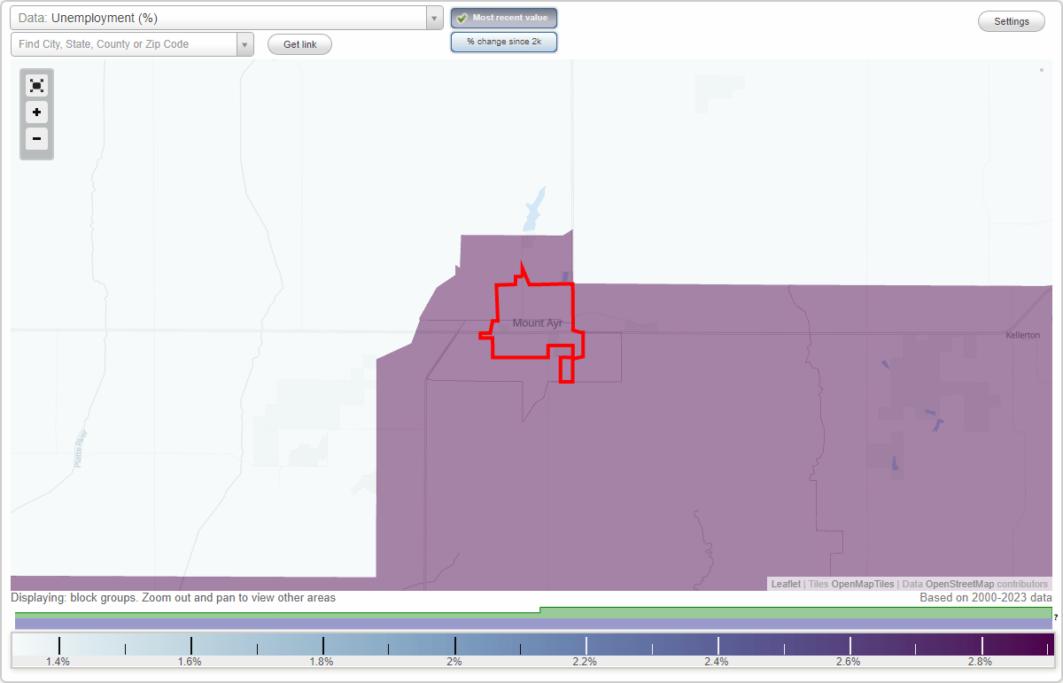 Work and Jobs in Mount Ayr, Iowa (IA) Detailed Stats Occupations
