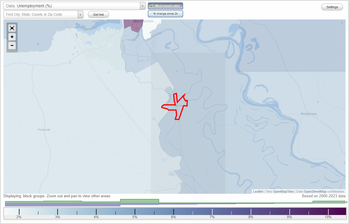 Work and Jobs in Natchez, Louisiana (LA) Detailed Stats Occupations