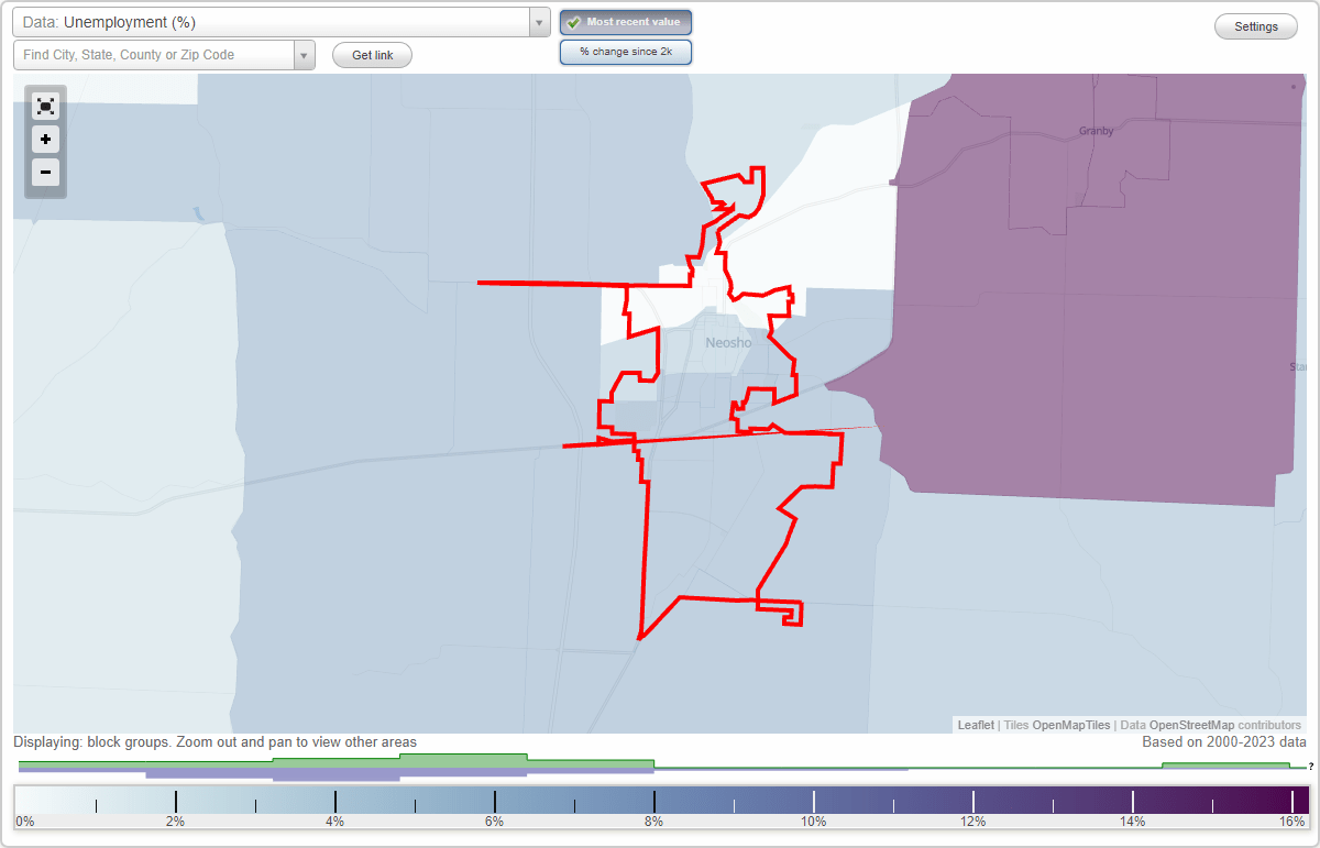 Work and Jobs in Neosho, Missouri (MO) Detailed Stats Occupations