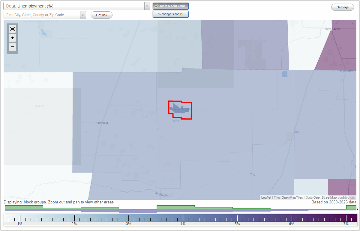 Work and Jobs in New Washington, Ohio (OH) Detailed Stats Occupations