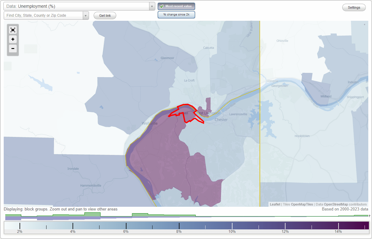 Work and Jobs in Newell, West Virginia (WV) Detailed Stats Occupations