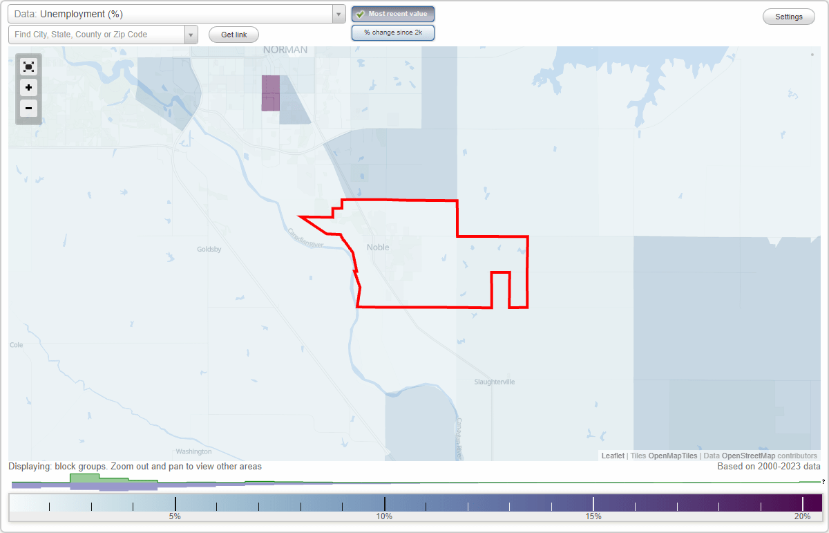 Work and Jobs in Noble, Oklahoma (OK) Detailed Stats Occupations