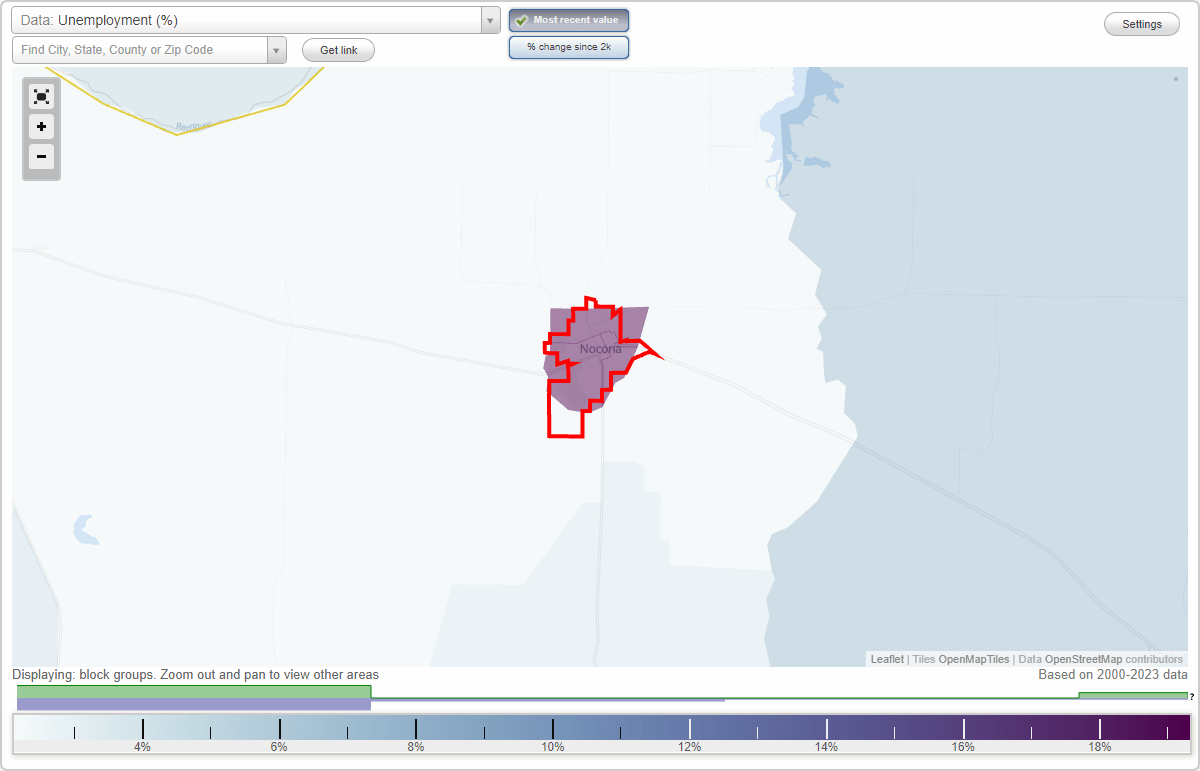 Work and Jobs in Nocona, Texas (TX) Detailed Stats Occupations