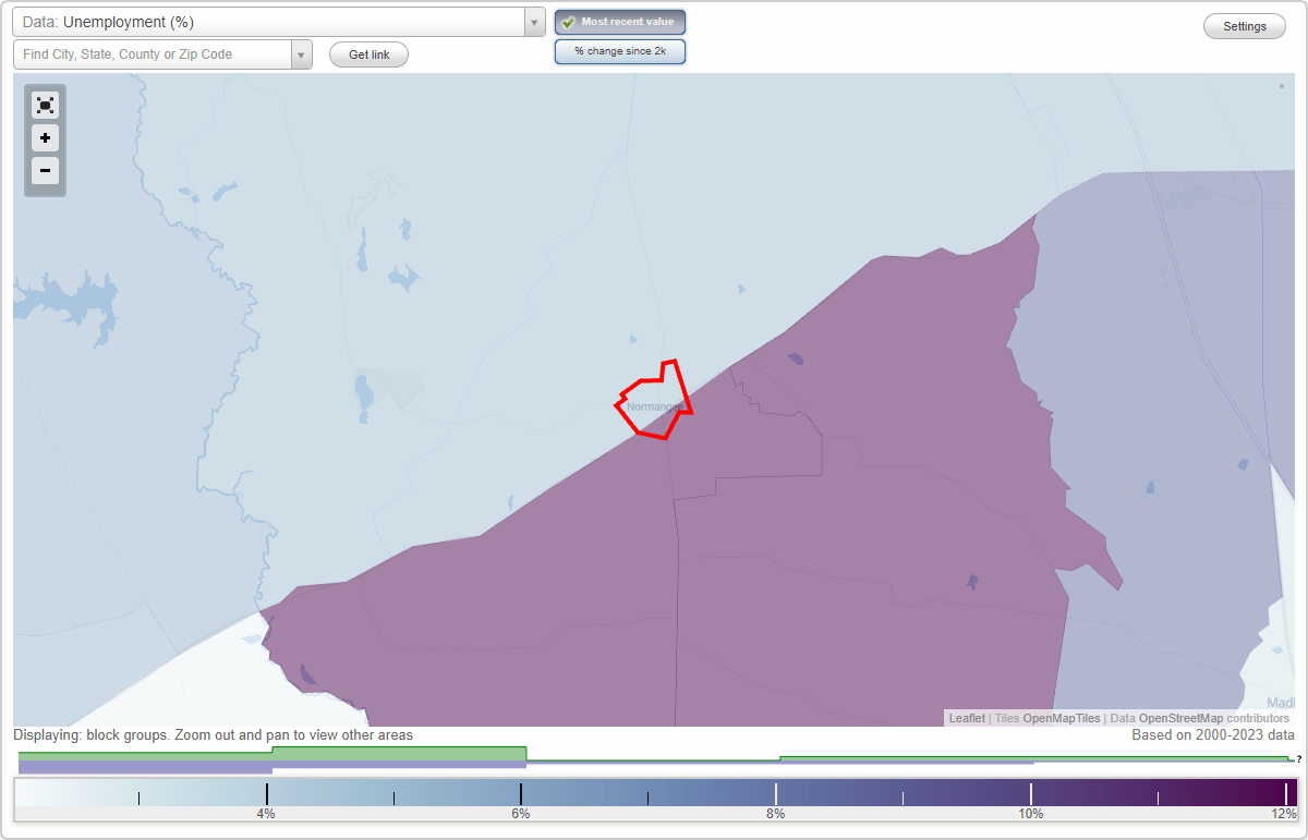 Work and Jobs in Normangee, Texas (TX) Detailed Stats Occupations