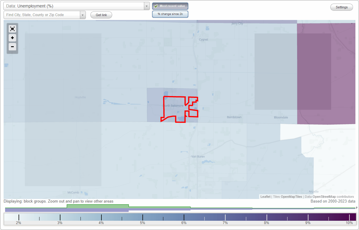 Work and Jobs in North Baltimore, Ohio (OH) Detailed Stats Occupations