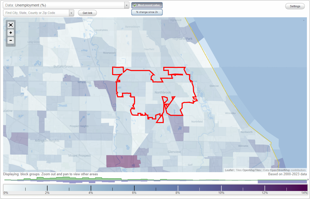 Work and Jobs in Northbrook, Illinois (IL) Detailed Stats Occupations