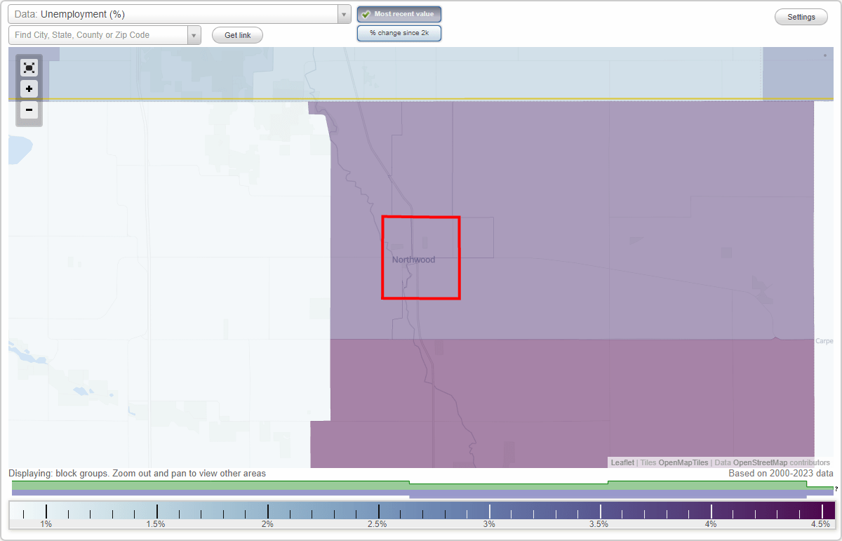 Work and Jobs in Northwood, Iowa (IA) Detailed Stats Occupations