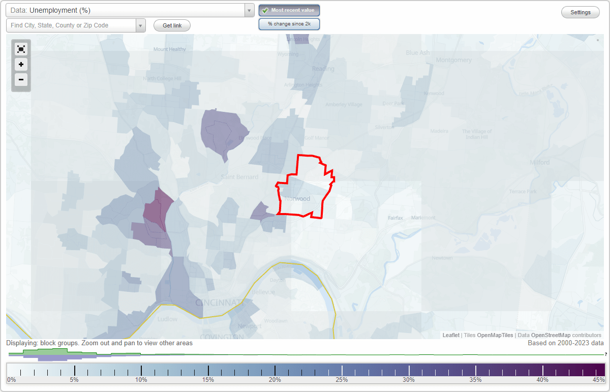 Work and Jobs in Norwood, Ohio (OH) Detailed Stats Occupations, Industries, Unemployment