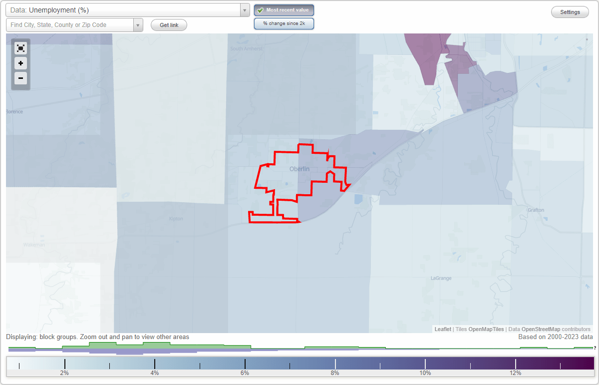 Work and Jobs in Oberlin, Ohio (OH) Detailed Stats Occupations