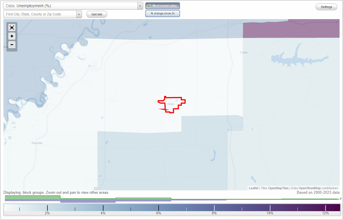 Work and Jobs in Odon, Indiana (IN) Detailed Stats Occupations