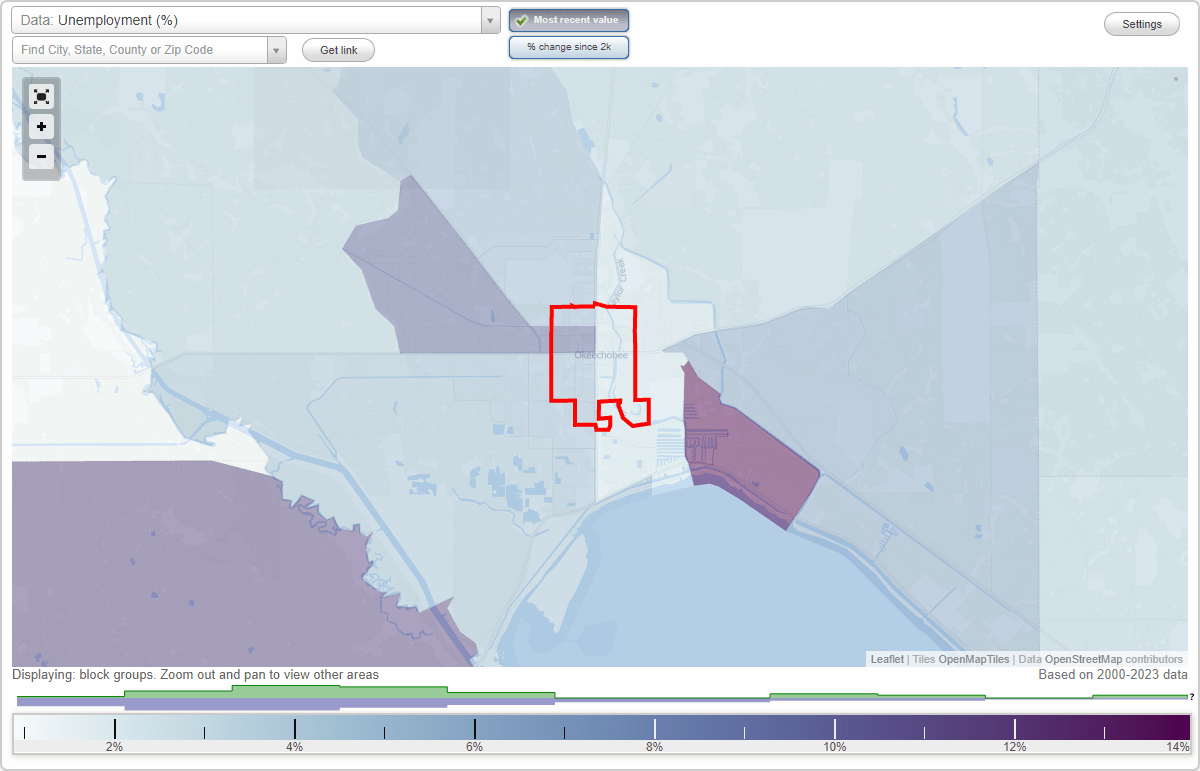 Work and Jobs in Okeechobee, Florida (FL) Detailed Stats Occupations, Industries, Unemployment