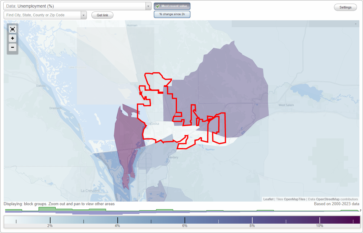 Work and Jobs in Onalaska, Wisconsin (WI) Detailed Stats Occupations
