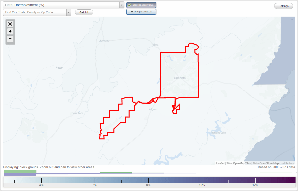 Work and Jobs in Oneonta, Alabama (AL) Detailed Stats Occupations