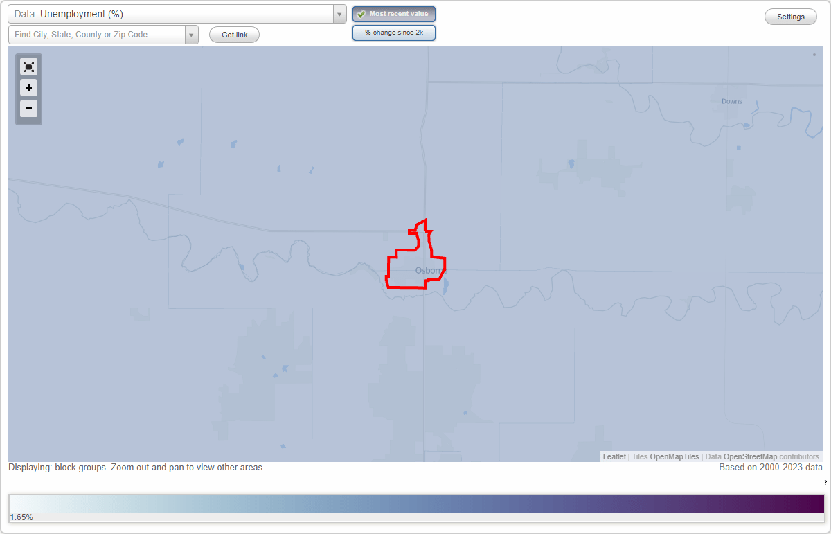 Work and Jobs in Osborne, Kansas (KS) Detailed Stats Occupations