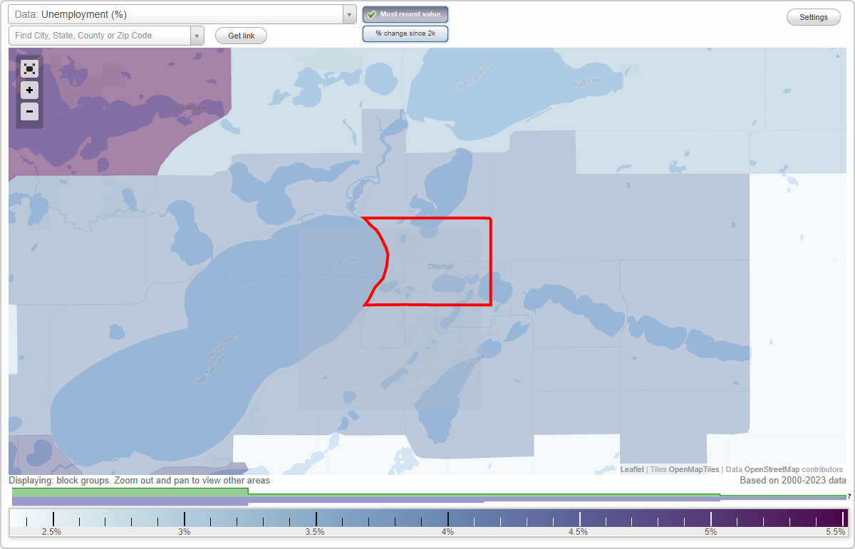 Work and Jobs in Ottertail, Minnesota (MN) Detailed Stats Occupations