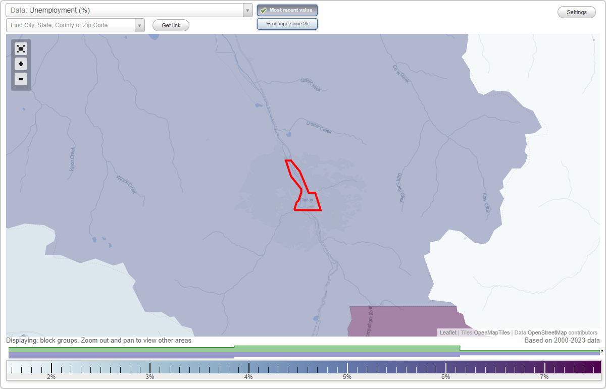 Work and Jobs in Ouray, Colorado (CO) Detailed Stats Occupations