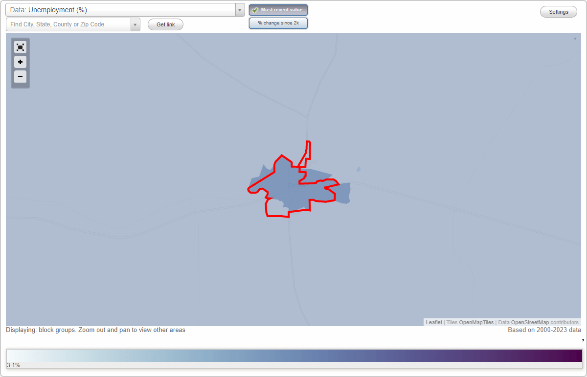 Work and Jobs in Ozona, Texas (TX) Detailed Stats Occupations