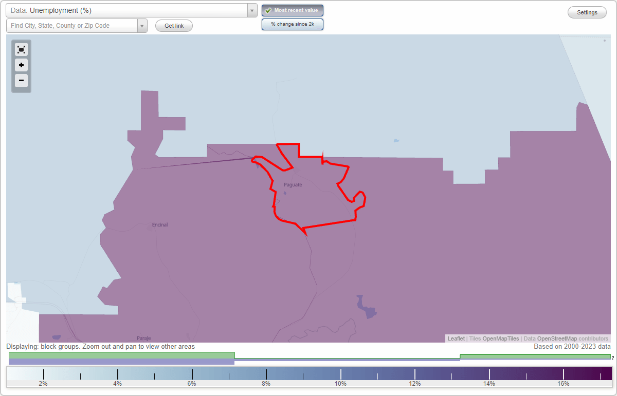 Work and Jobs in Paguate, New Mexico (NM) Detailed Stats Occupations
