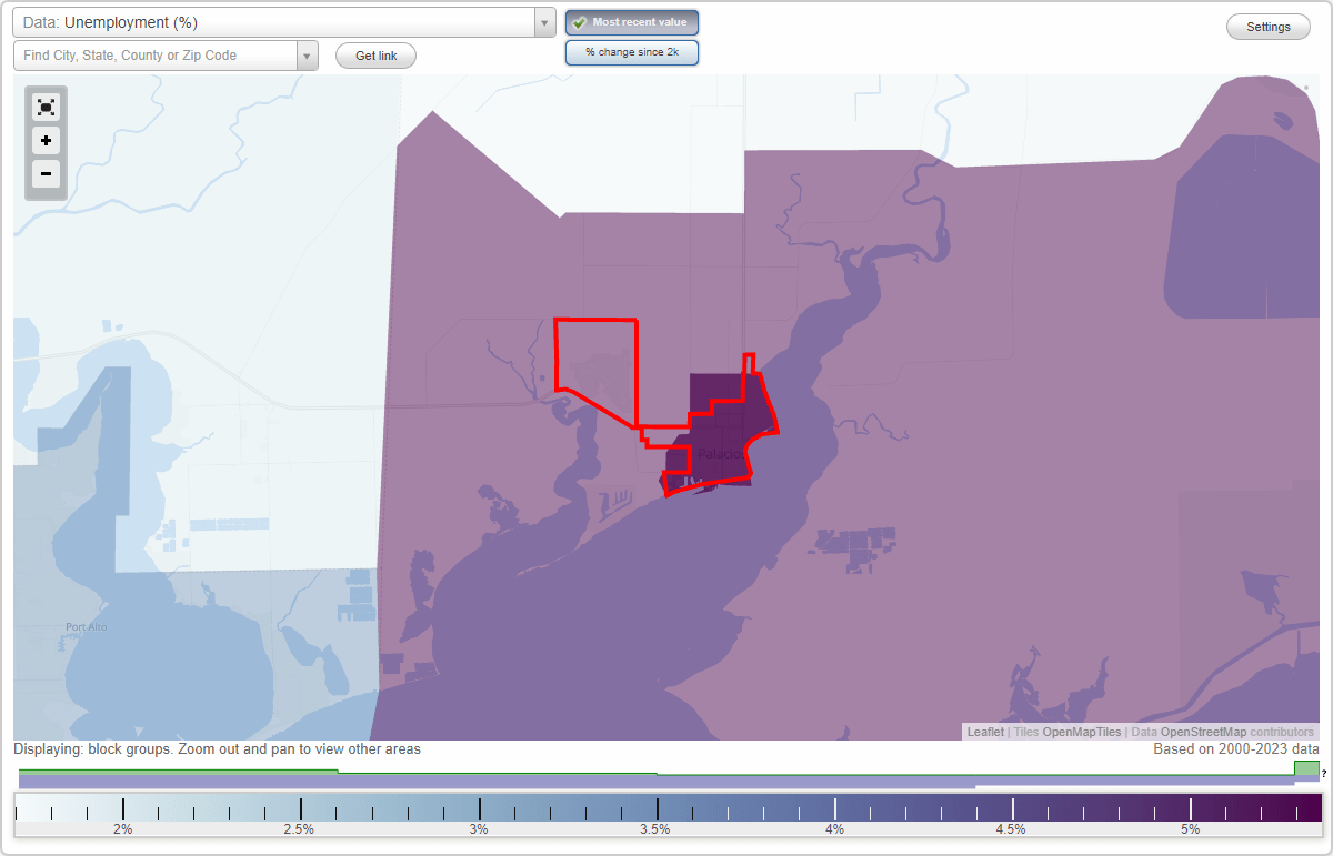 Work and Jobs in Palacios, Texas (TX) Detailed Stats Occupations