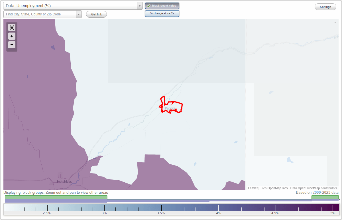 Work and Jobs in Paonia, Colorado (CO) Detailed Stats Occupations, Industries, Unemployment