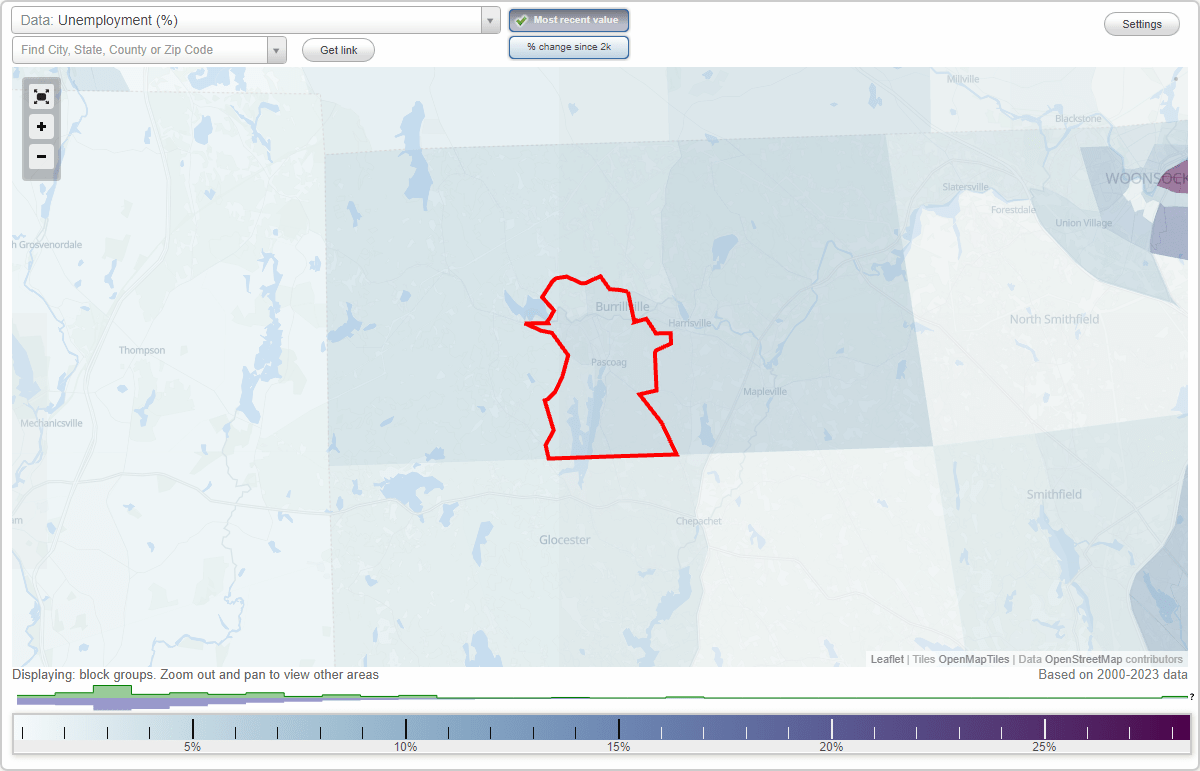 Work and Jobs in Pascoag, Rhode Island (RI) Detailed Stats Occupations