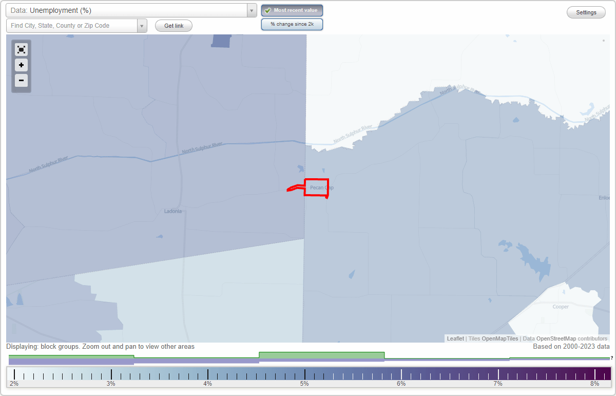 Work and Jobs in Pecan Gap, Texas (TX) Detailed Stats Occupations