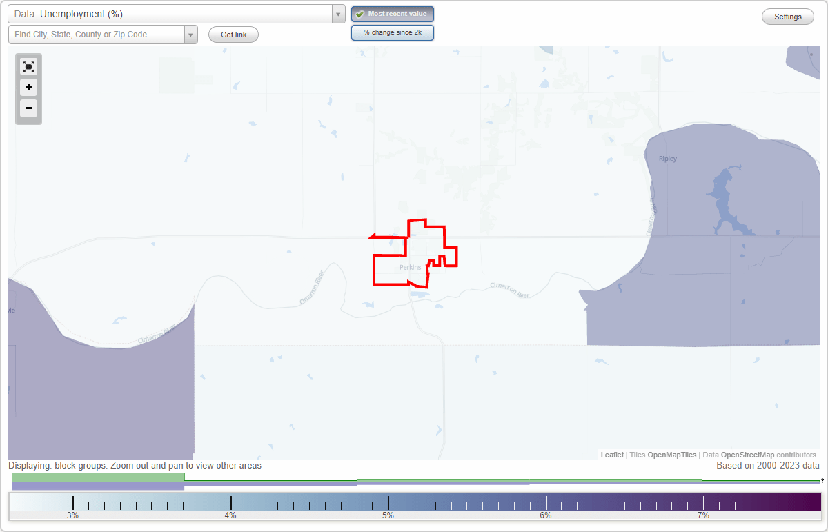 Work and Jobs in Perkins, Oklahoma (OK) Detailed Stats Occupations