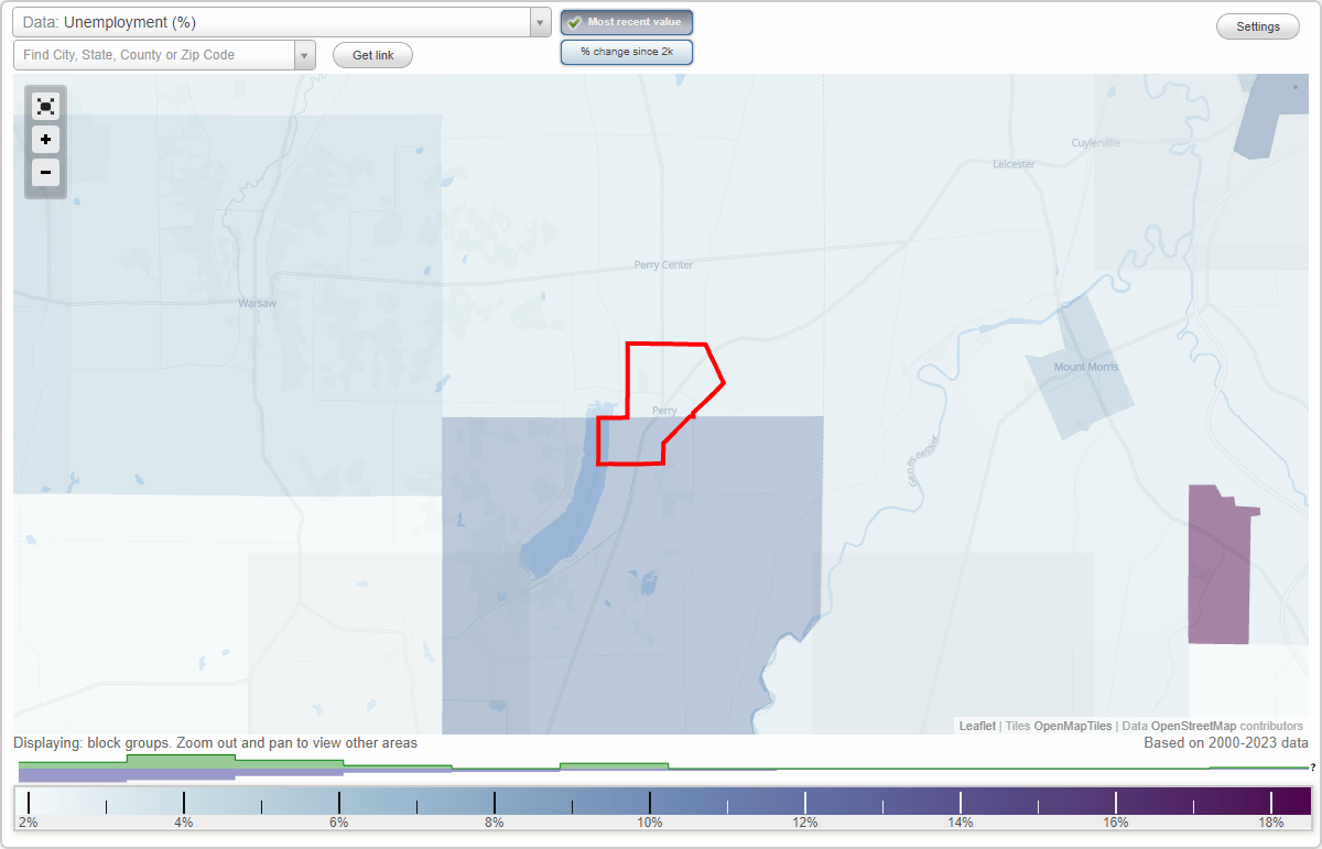 Work and Jobs in Perry, New York (NY) Detailed Stats Occupations