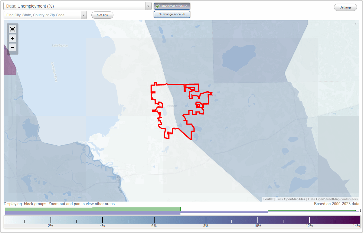Work and Jobs in Pierson, Florida (FL) Detailed Stats Occupations