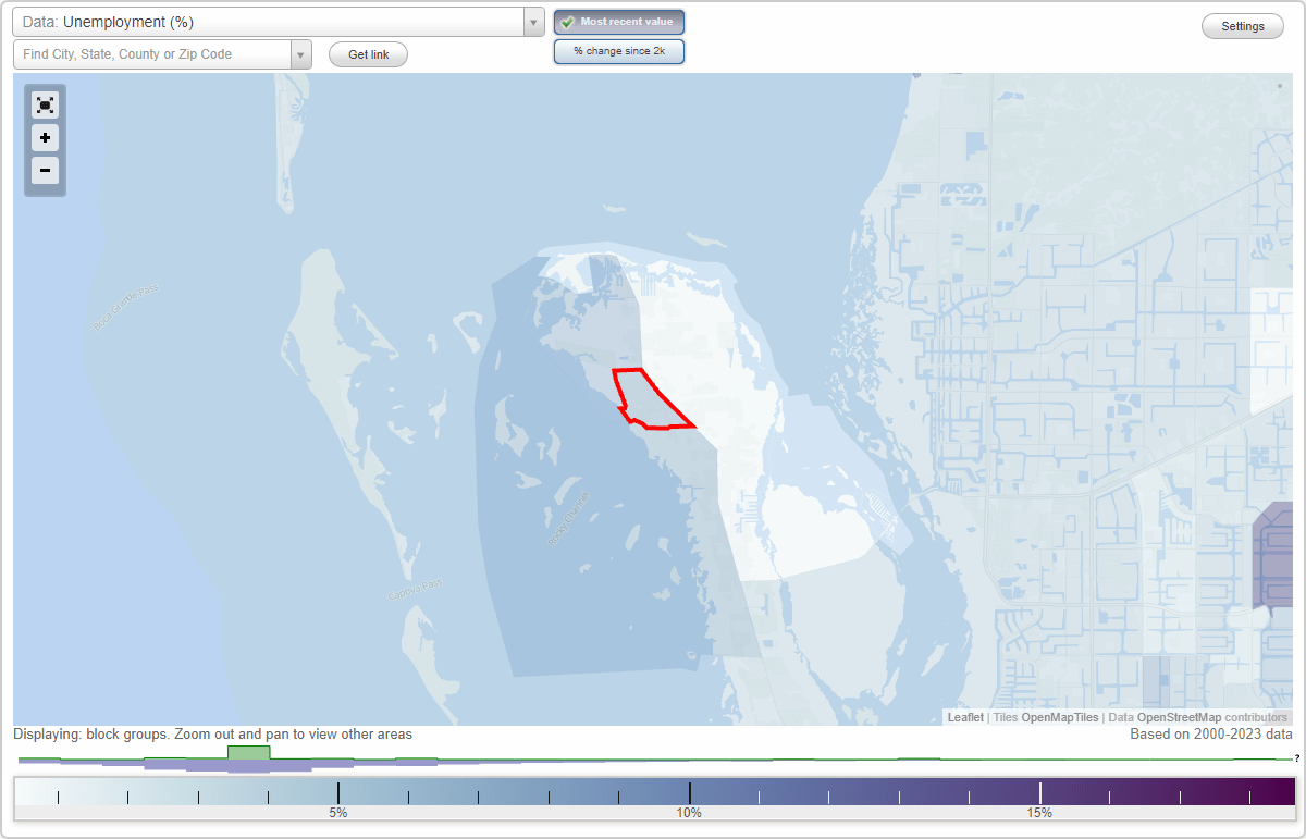 Work and Jobs in Pineland, Florida (FL) Detailed Stats Occupations