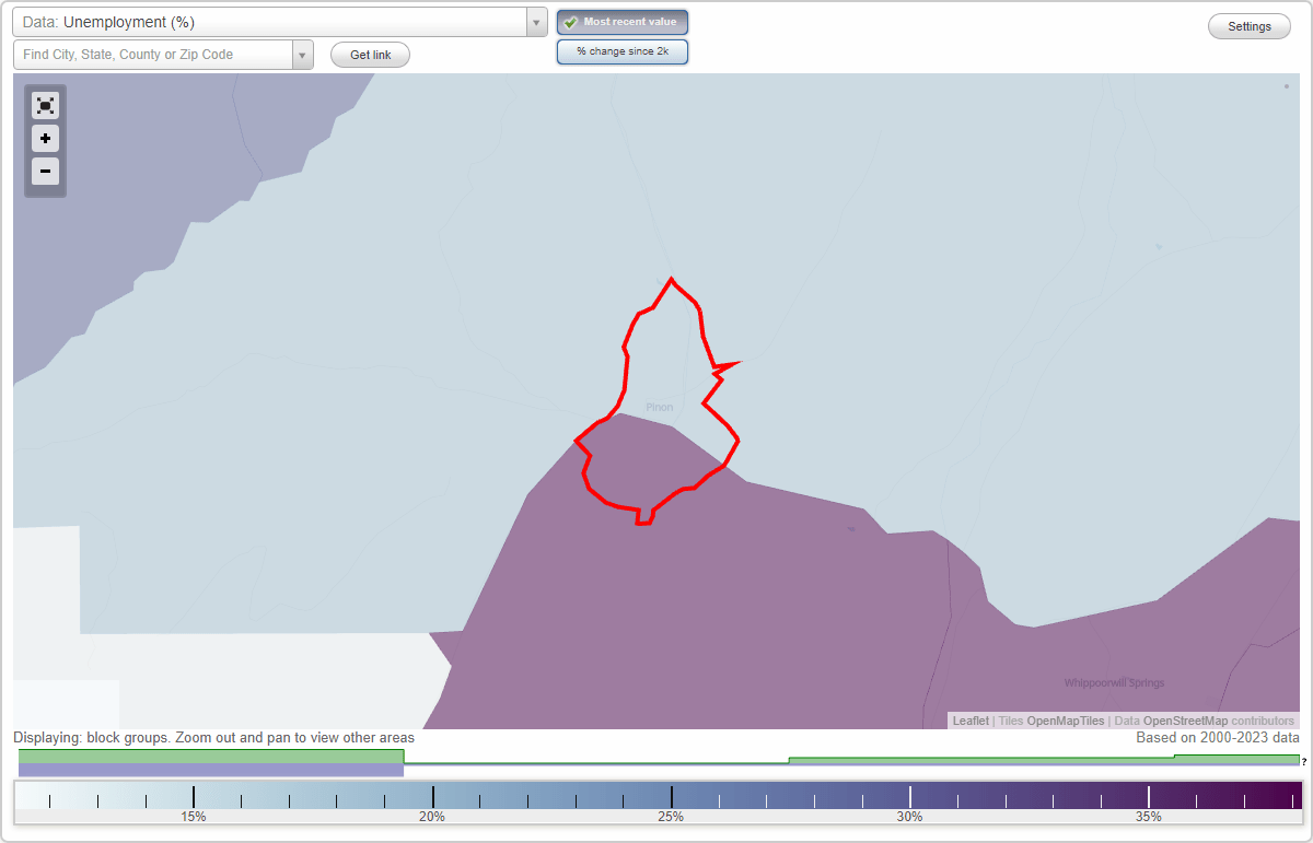 Work and Jobs in Pinon, Arizona (AZ) Detailed Stats Occupations