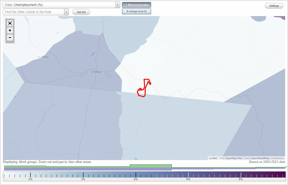 Work and Jobs in Pleasureville, Kentucky (KY) Detailed Stats