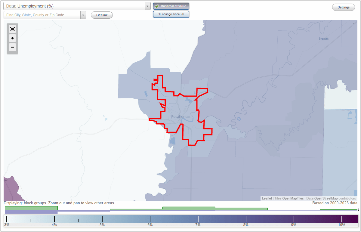 Work and Jobs in Pocahontas, Arkansas (AR) Detailed Stats Occupations